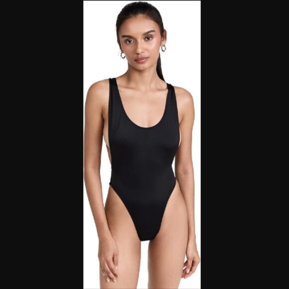 NWT Norma Kamali Womens Marissa One Piece Swimsuit, sz Small - Picture 4 of 14